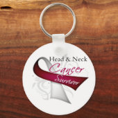 Survivor - Kopf-und Neckenkrebs Schlüsselanhänger (Vorderseite)