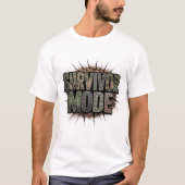 Survivor Mode Impact Hole Men’s T-Shirt – Dark (Vorderseite)
