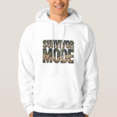 Survivor Mode Männerhoodie – Army-Tarnung Edition Hoodie (Vorderseite)