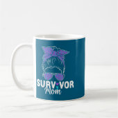 Survivor Mom - Semicolon Suicide Prevention Awaren Kaffeetasse (Links)