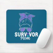 Survivor Mom - Semicolon Suicide Prevention Awaren Mousepad (Mit Mouse)