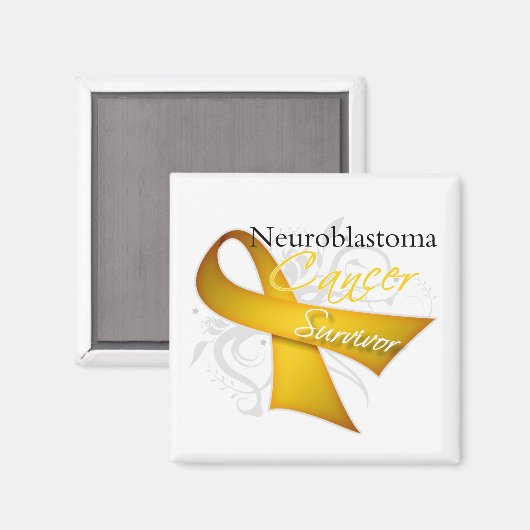 Survivor - Neuroblastom Magnet (Vorderseite/Rückseite)