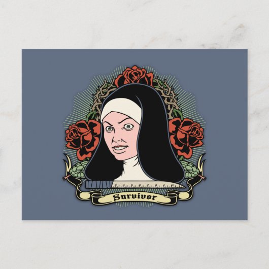 Survivor Nun Postkarte (Vorderseite)