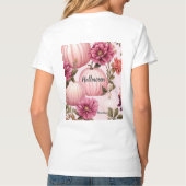 Survivor Pink Pumpkin Halloween T-Shirt (Rückseite)