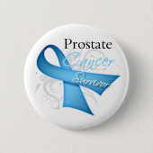 Survivor - Prostatakrebs Button (Vorderseite)