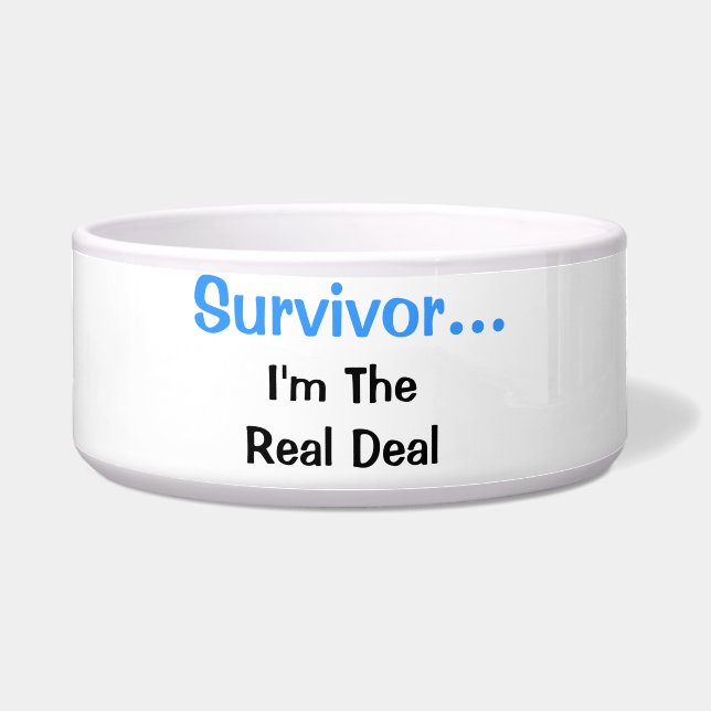 Survivor Real Deal Pet Napf (Vorderseite)