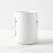 Survivor SA Teal Awareness Ribbon Kaffeetasse (Mittel)