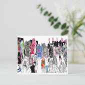 Survivor Salute Postkarte (Stehend Vorderseite)