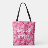 Survivor Strong Pink Camo Tasche (Rückseite)