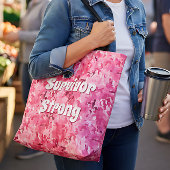 Survivor Strong Pink Camo Tasche