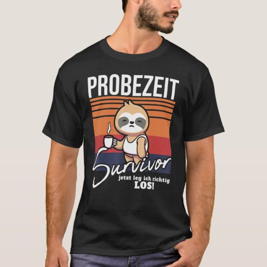 Survivor Test Time, Inner Trainee Azubi Apprentice T-Shirt (Vorderseite)