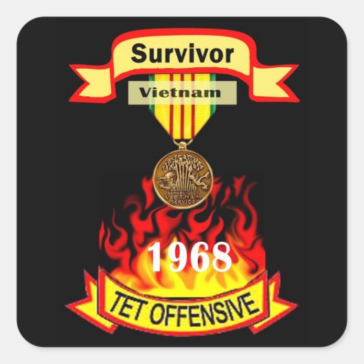 Survivor Vietnam Tet Offensive Stickers (Vorderseite)