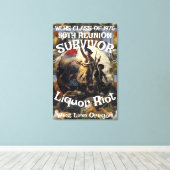 Survivor WLHS 50. WIEDERSEHEN CLASS 1975 Leinwanddruck (Insitu (Holzboden))