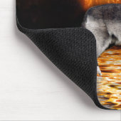 "Survivor" Wolf Mousepad (Ecke)