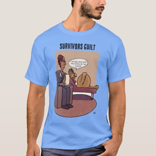 Survivor's Guilt Blue T-Shirt (Vorderseite)