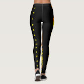 Surya Namaskar (Sun Salutation) Leggings (Rückseite)
