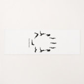 Surya Namaskar Yogamatte (Vorderseite (Horizontal))