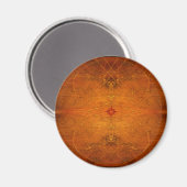 Suryasta Sun Salute Abstrakte Kunst Magnet (Vorderseite/Rückseite)