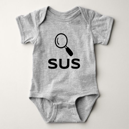 SUS Baby Bodysuit - für den kleinsten Verdächtigen Baby Strampler (Vorderseite)