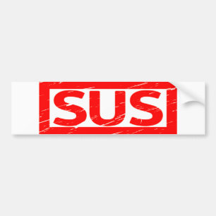 Sus Briefmarke Autoaufkleber