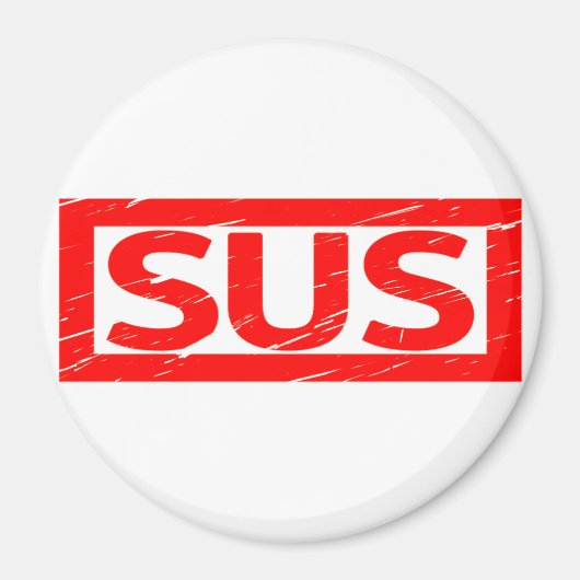 Sus Briefmarke Magnet (Vorne)