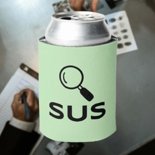 SUS Can Cooler - Suspicious Vibes for Icy Drinks Dosenkühler