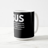 Sus Definition Suspicious Friend Schauspiel Sus Kaffeetasse (VorderseiteRechts)