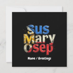 Sus Mary Osep Filipino Pride individualisierbar Einladung