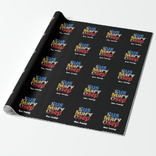 Sus Mary Osep Filipino Pride individualisierbar Geschenkpapier