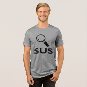 SUS Shirt - Verdächtige Vibes mit einer Seite der (Vorderseite voll)
