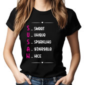 SUSAN Akronym Design Geschenk T-Shirt