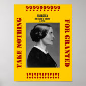 Susan B Anthony erinnert uns Poster (Vorne)