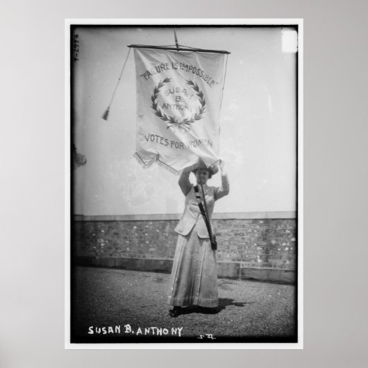 Susan B. Anthony Failure ist unmöglich Poster (Vorne)