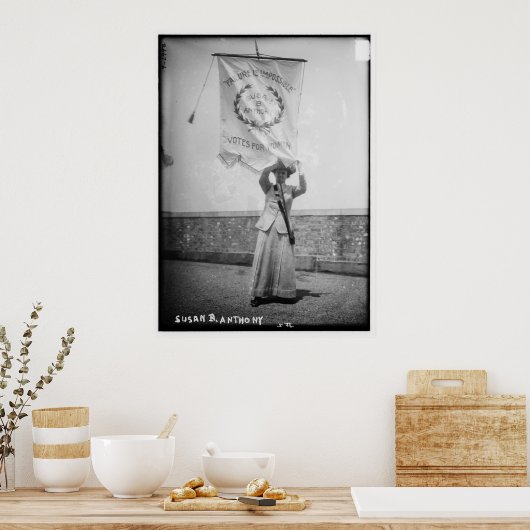 Susan B. Anthony Failure ist unmöglich Poster (Küche)