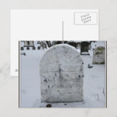 Susan B. Anthony Grave Headstone Postkarte (Vorne/Hinten)