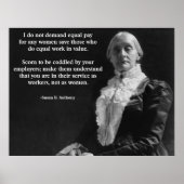 Susan B. Anthony Poster (Vorne)