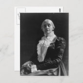 Susan B. Anthony Postkarte (Vorne/Hinten)