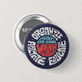 Susan B. Anthony Quote Button (Vorne & Hinten)