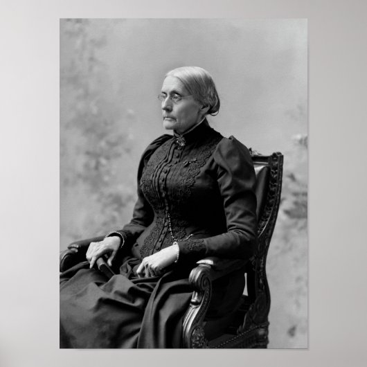 Susan B. Anthony Seated Portrait - 1891 Poster (Vorne)