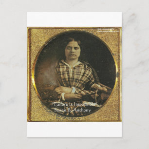 Susan B Anthony Weisheitszitat Geschenke & Karten