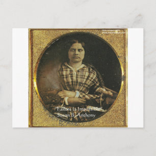 Susan B. Anthony Weisheitszitat Geschenke & Karten