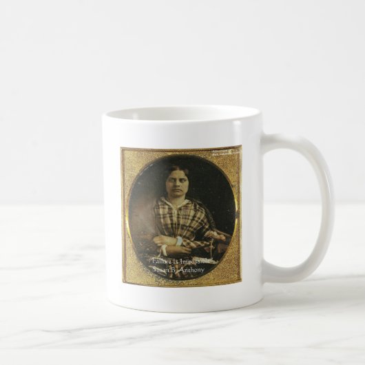 Susan B Anthony Wisdom Zitate Geschenke & Karten Kaffeetasse (Rechts)