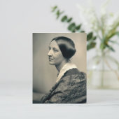 Susan Brownell Anthony 1850 Postkarte (Stehend Vorderseite)