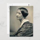 Susan Brownell Anthony 1850 Postkarte (Vorne/Hinten)