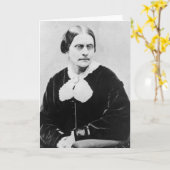 Susan Brownell Anthony c.1871 Karte (Gelbe Blume)