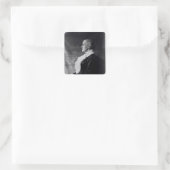 Susan Brownell Anthony Quadratischer Aufkleber (Tasche)