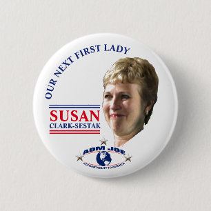 Susan Clark-Sestak für First Lady Button