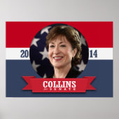 SUSAN COLLINS CAMPAIGN POSTER (Vorne)