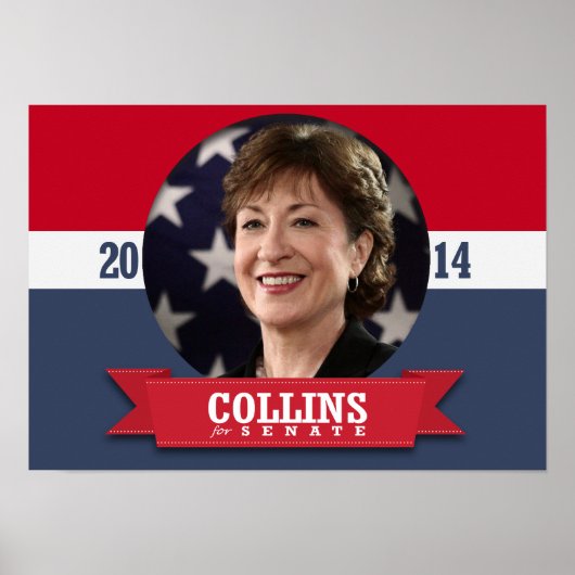 SUSAN COLLINS CAMPAIGN POSTER (Vorne)