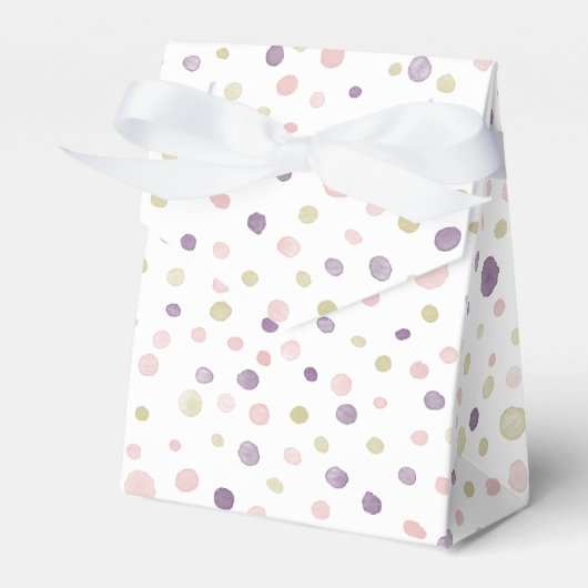 Susan Confetti Watercolor Dots Gefälligbox Geschenkschachtel (Vorderseite)